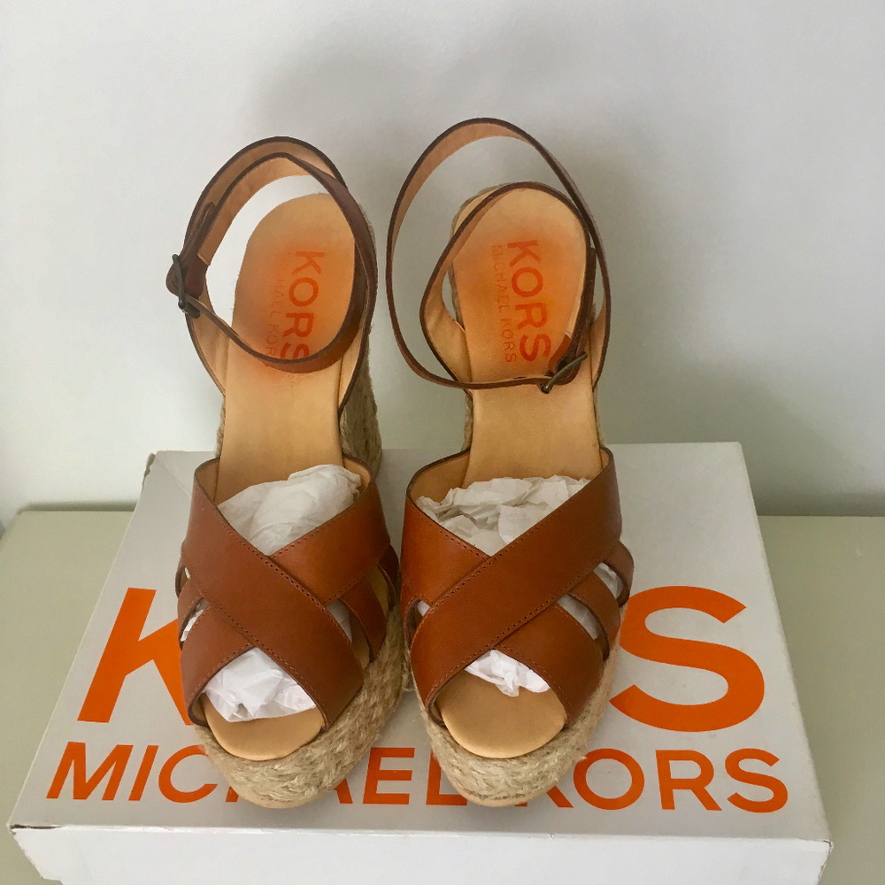 Michael Kors leather espadrille sandals(Pre-owned)